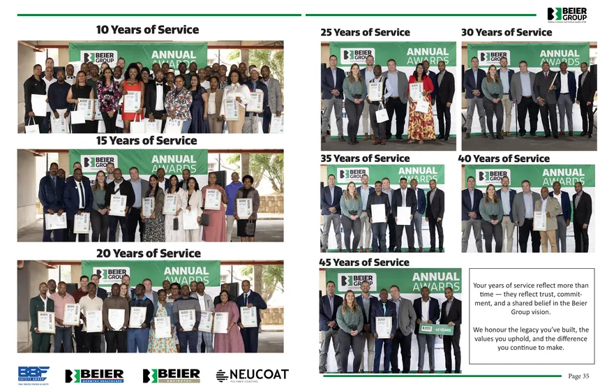 Newsletter spread: our cream, our stories, our strength
